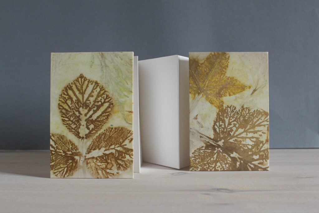 Ecoprint 4x6 A6 Concertina Book