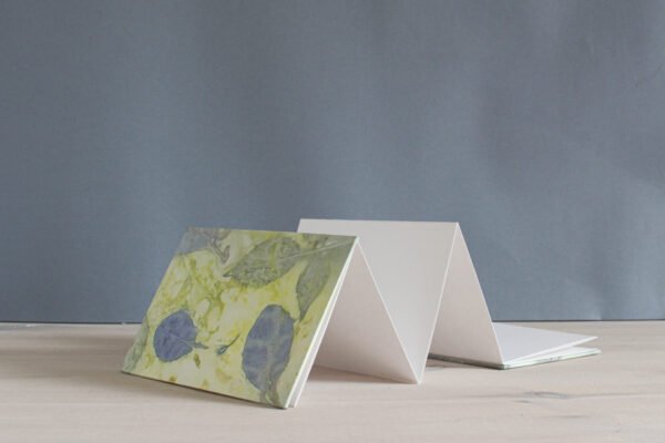 Ecoprint 4x6 A6 Concertina Book - Image 2