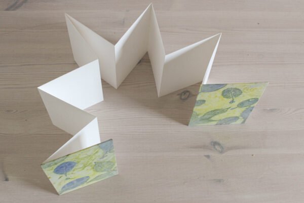 Ecoprint 4x6 A6 Concertina Book - Image 4