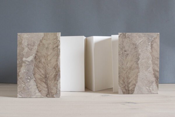 Ecoprint 4x6 A6 Concertina Book