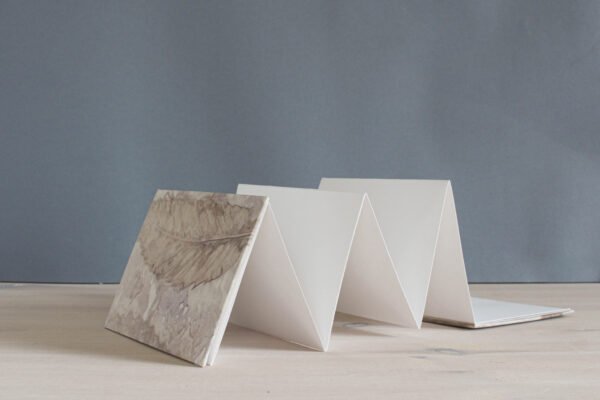 Ecoprint 4x6 A6 Concertina Book - Image 2