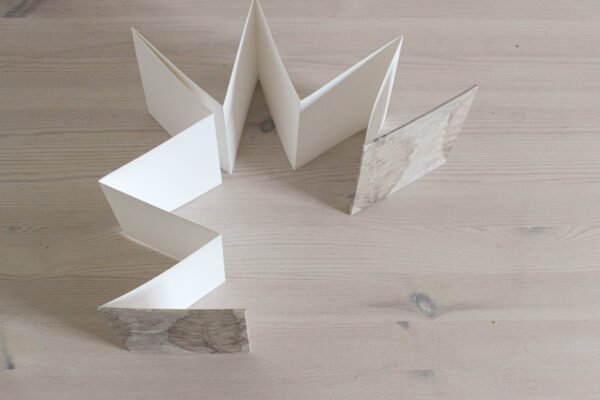 Ecoprint 4x6 A6 Concertina Book - Image 4